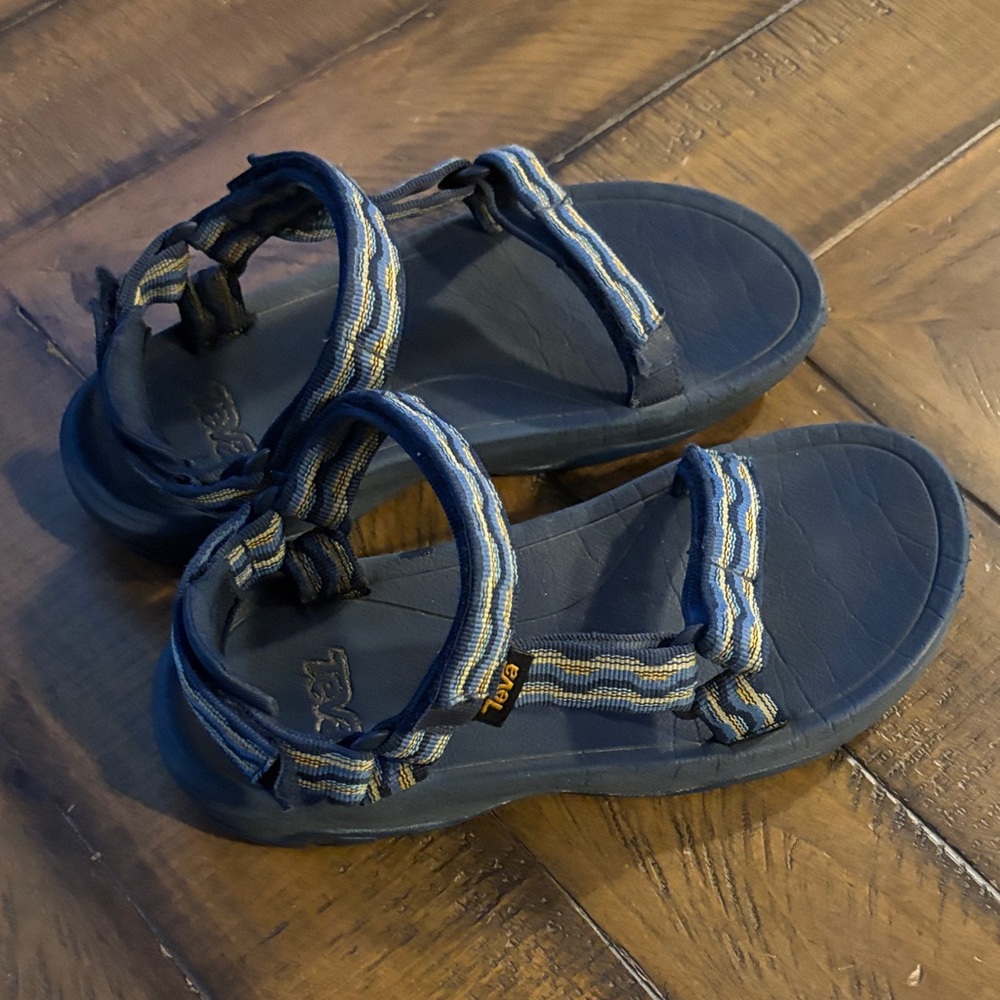 Teva Kids' Navy and Yellow Sandals
